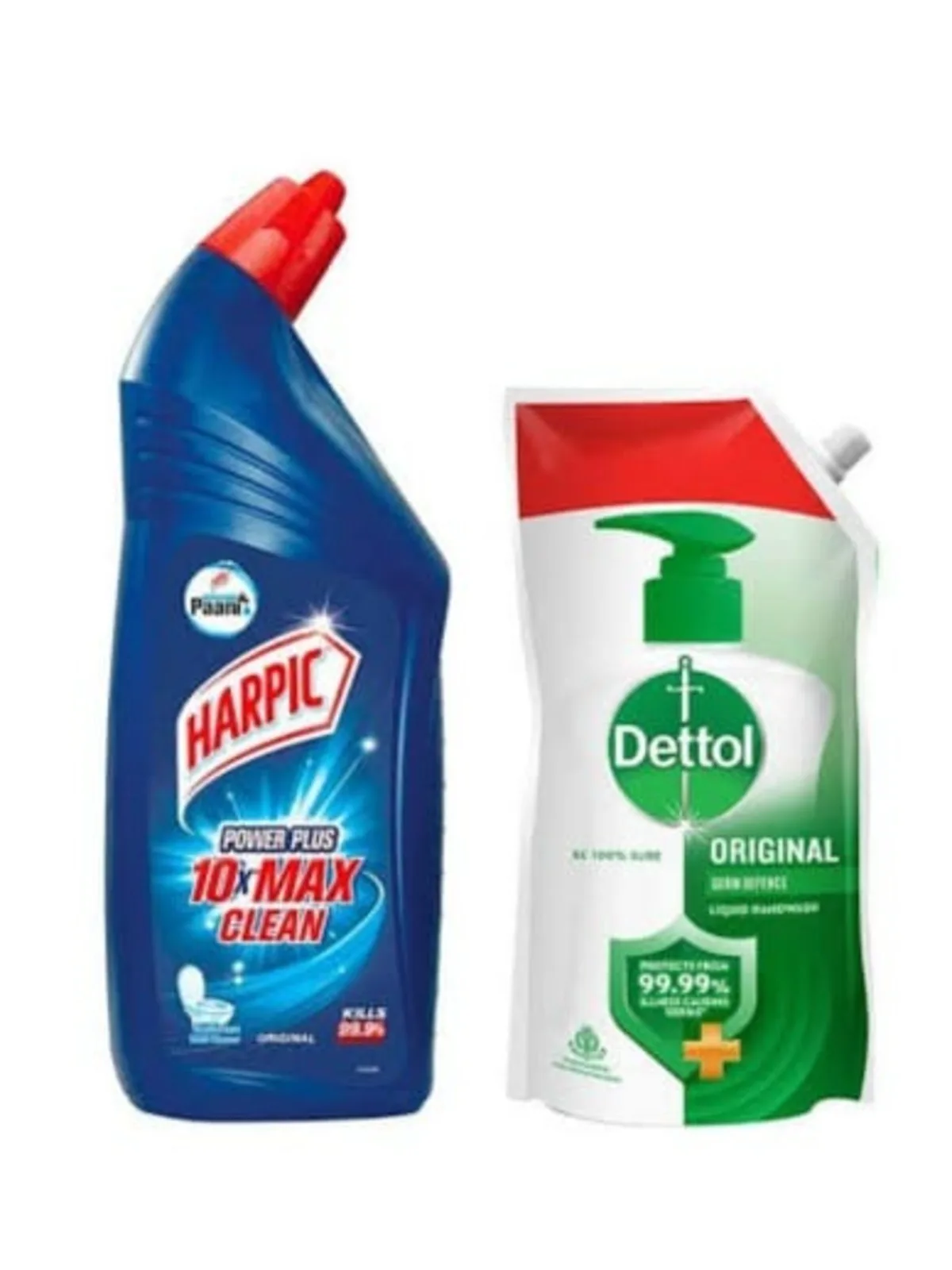 Harpic 1 litre+ Dettol refill 675 ml