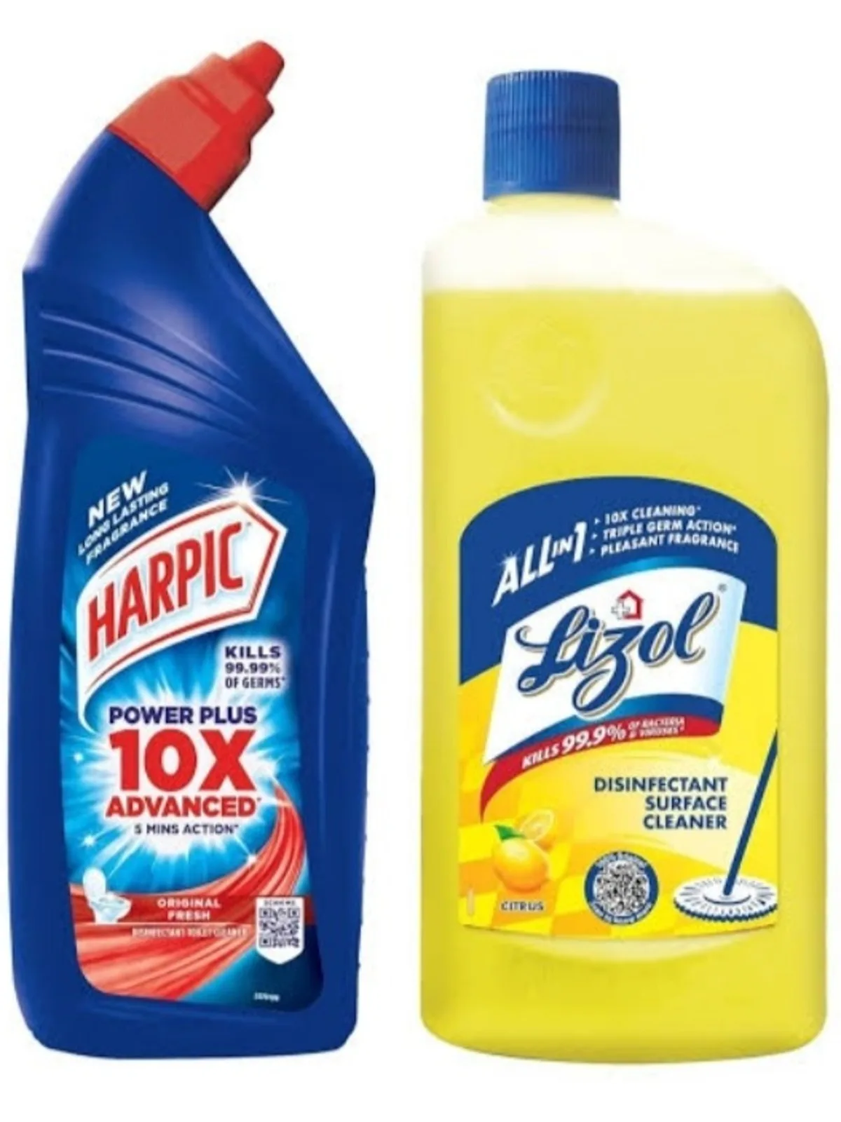 Harpic 1 litre + Lizol 500 ml