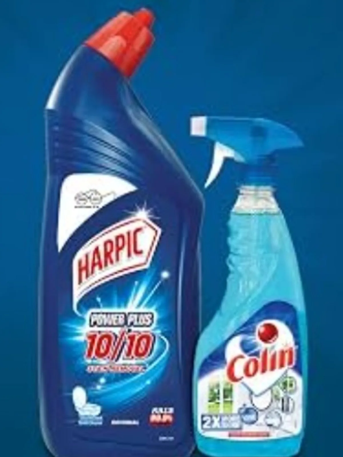 Harpic 1 litre + colin 500 ml