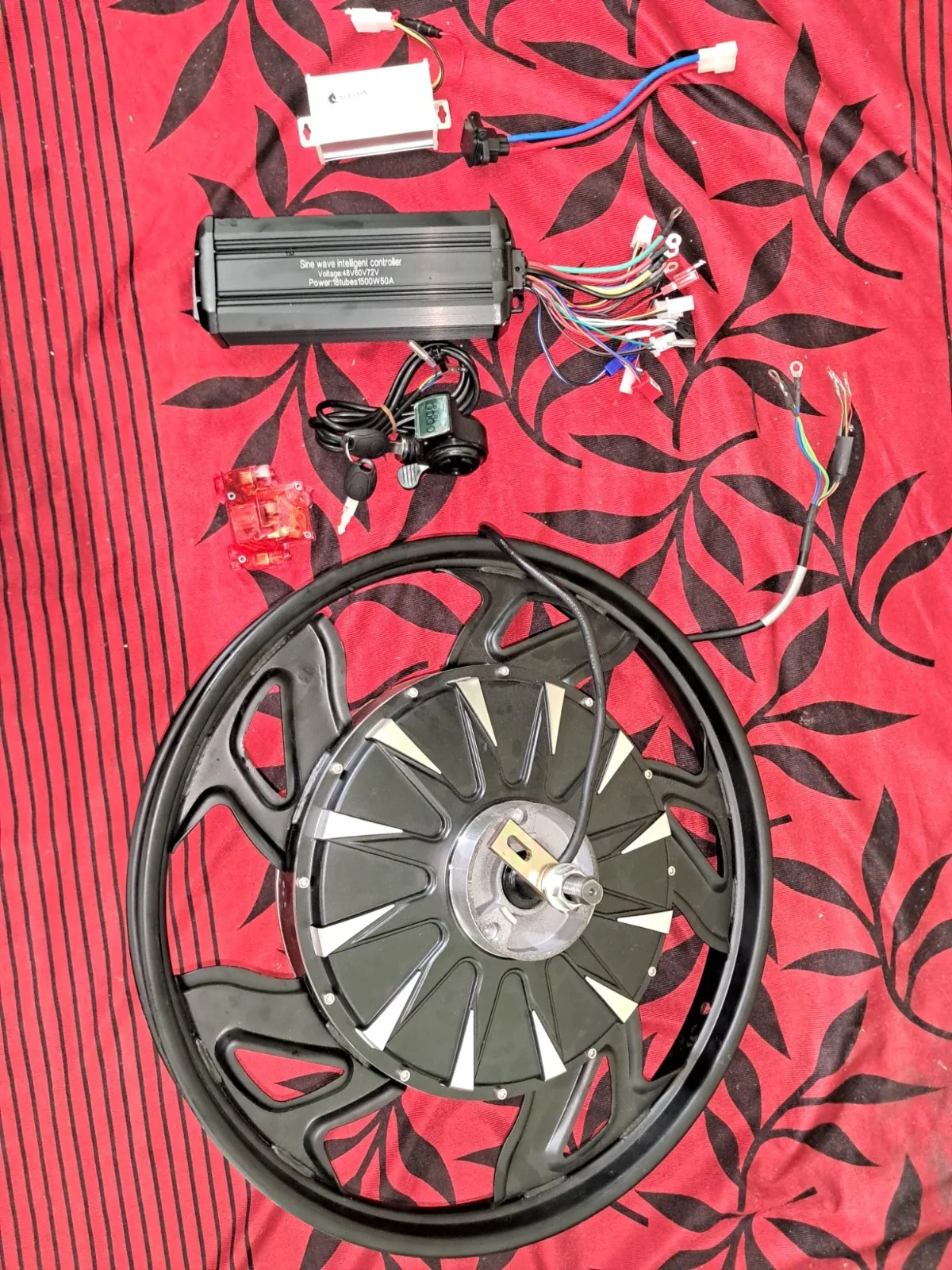 17 inch 2000 w BLDC motor 48-72v spotted kit