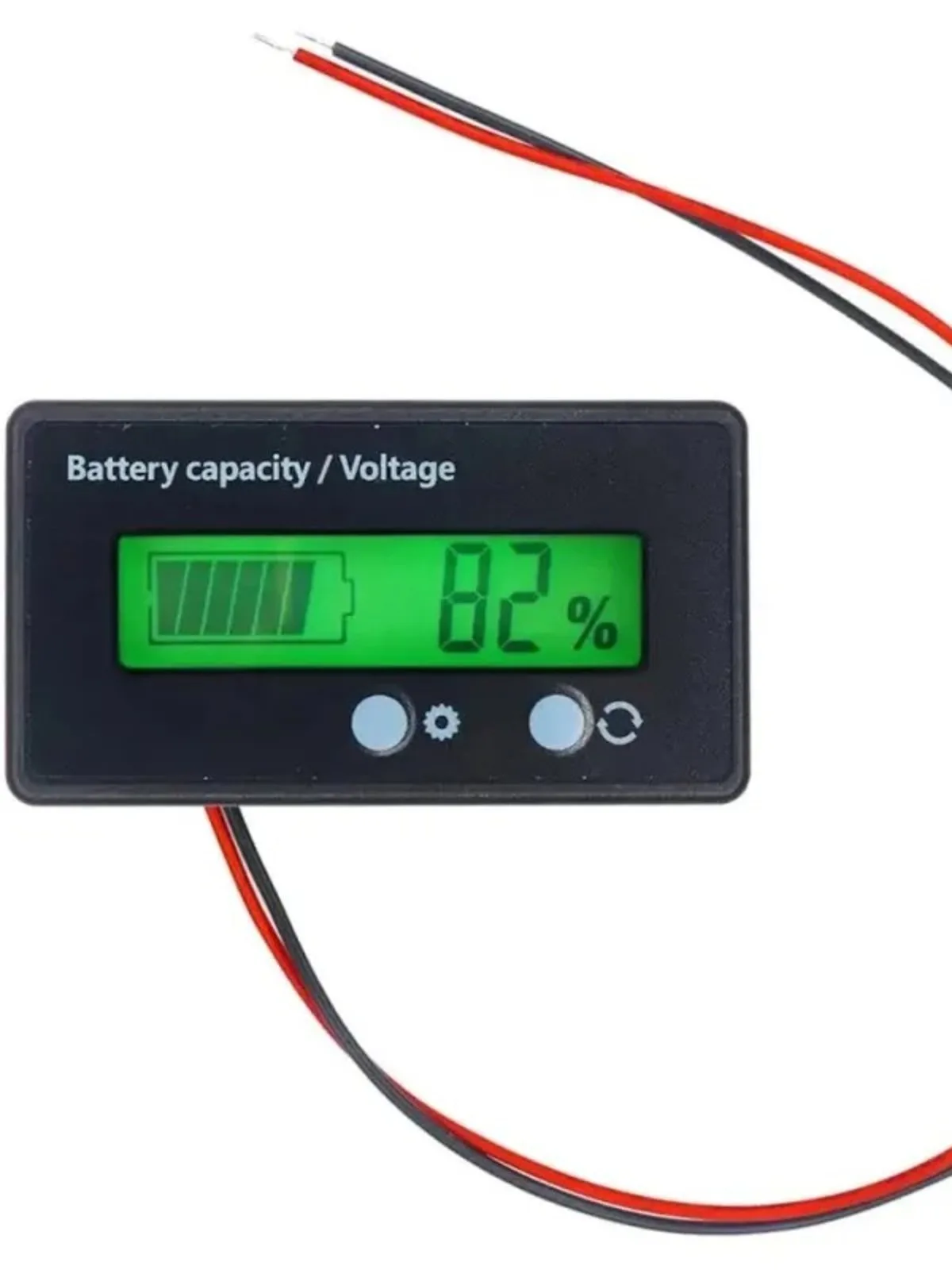 12V/24V/36V/48V 8-70V Lcd Acid Lead Lithium Battery Capacity Indicator Digital Voltmeter
