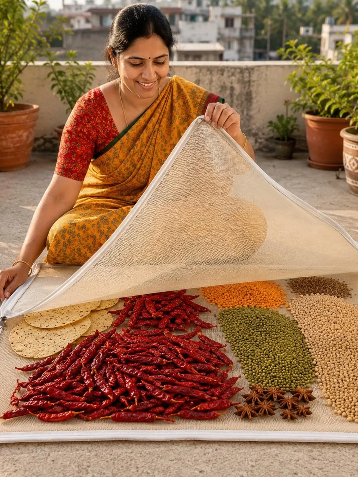 PAPAD DRYING CLOTH
