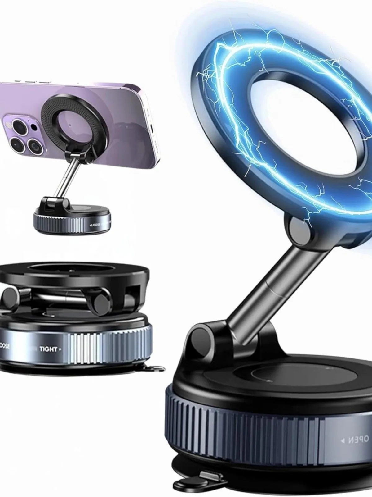 VACUUM MAGNETIC MOBILE HOLDER
