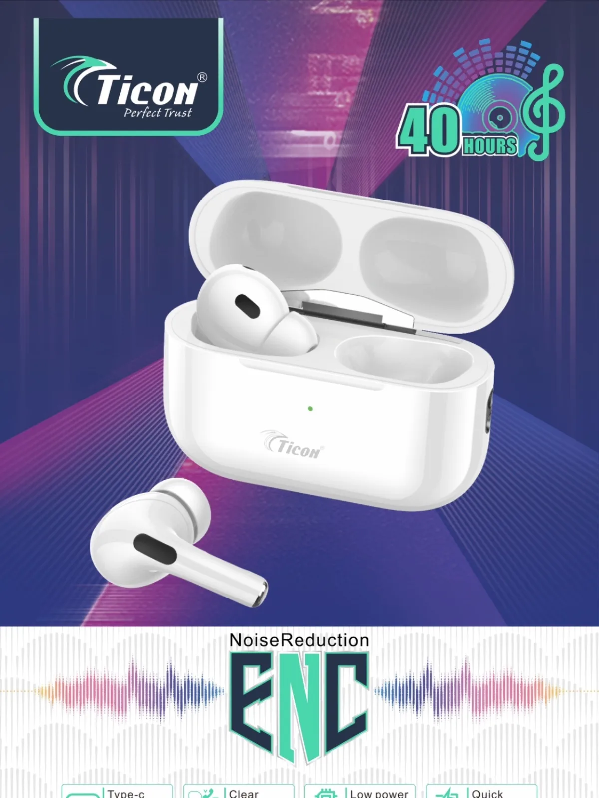 Ticon True pods