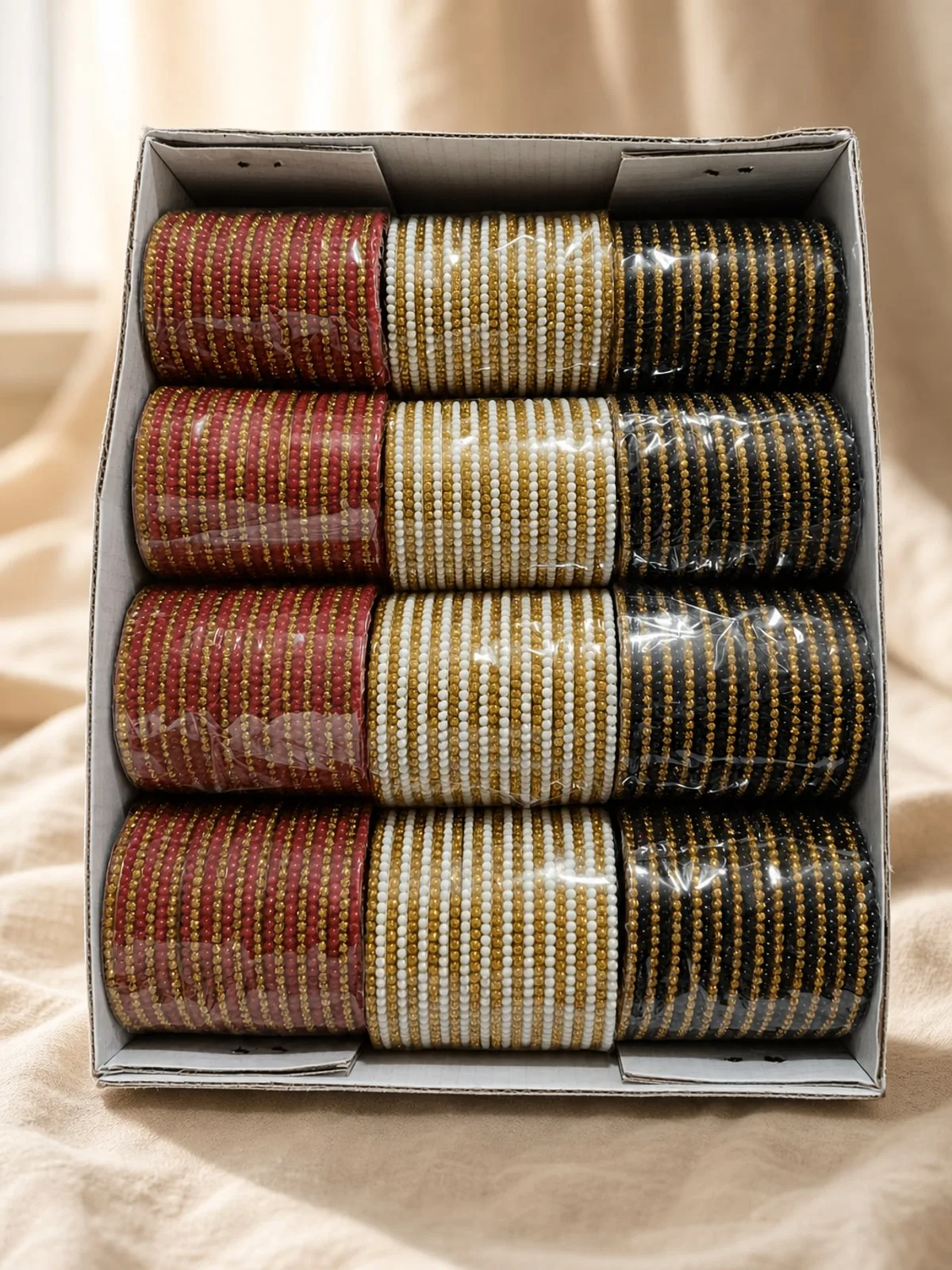 Chamki Gold Plastic bangles