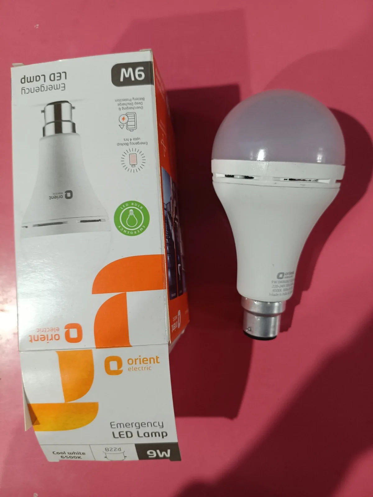 Orient Electric Emergency LED Lamp 9W