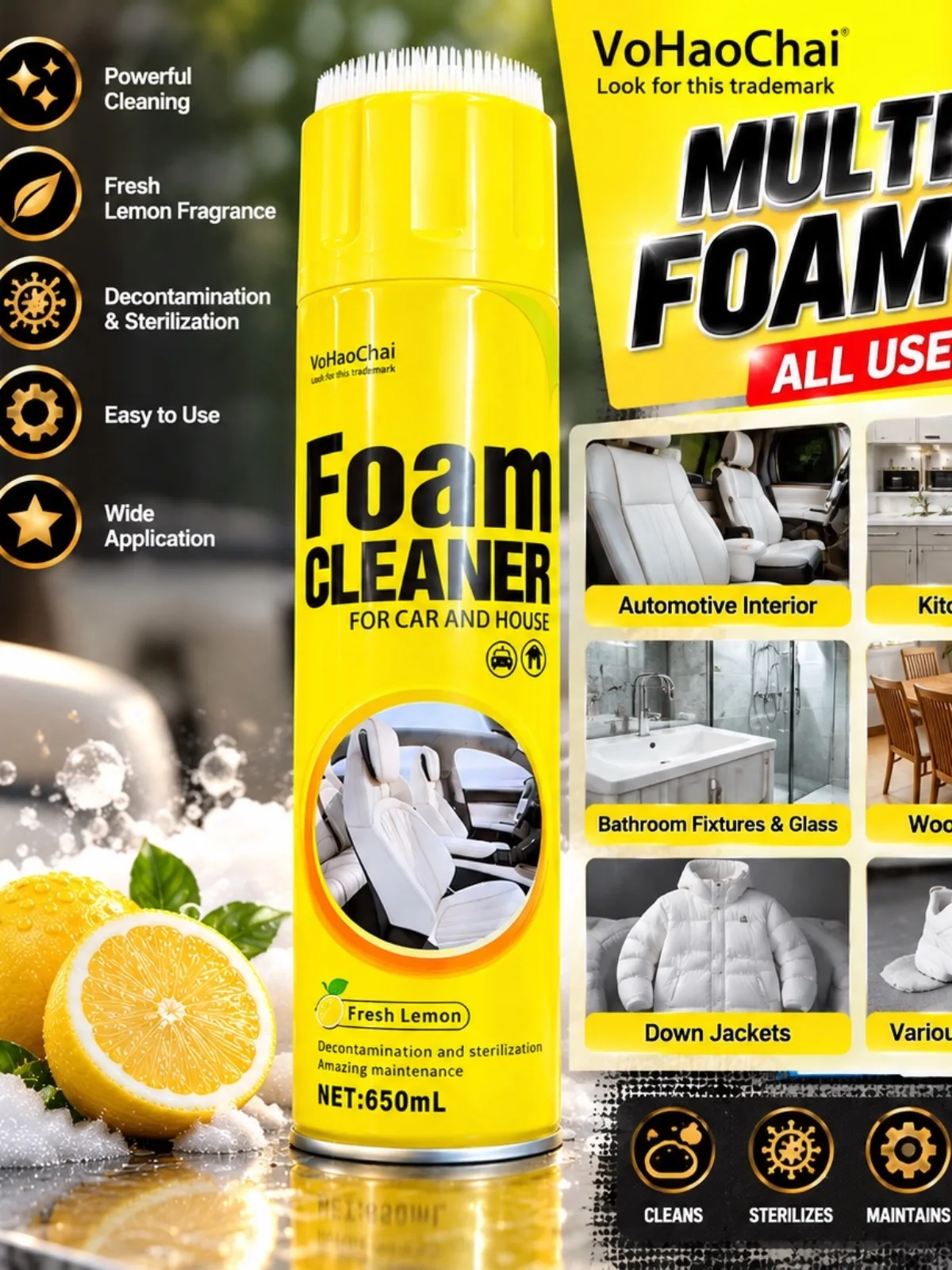 Fome cleaner