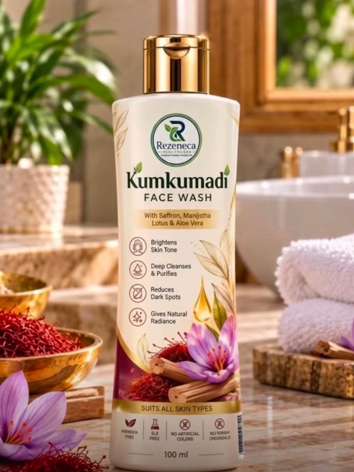 Kumkumadi face wash
