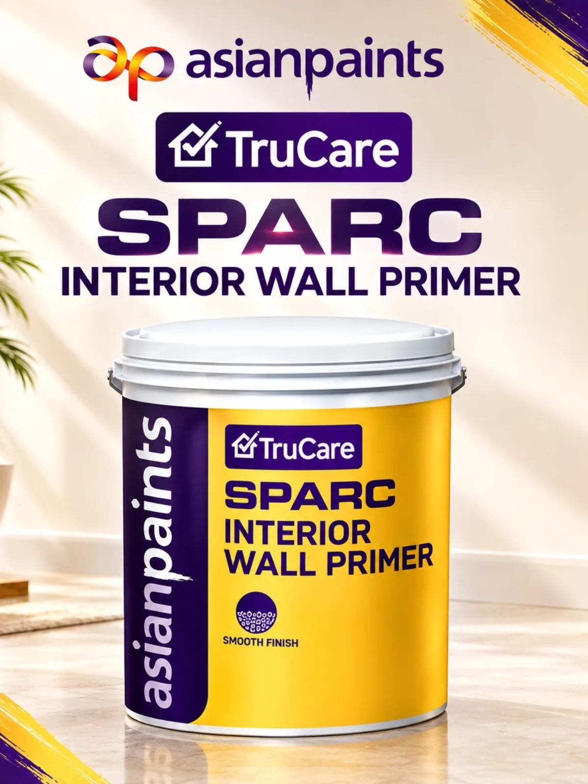 Asian Paints TruCare Sparc Interior Wall Primer